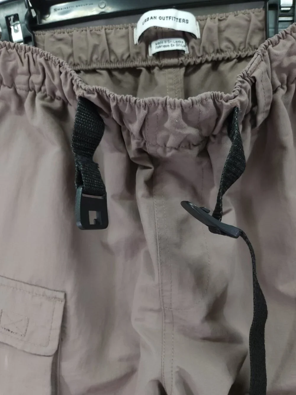 Urban Outfitters Pants Small 26x30 Taupe Tactical Cargo Belted Techwear